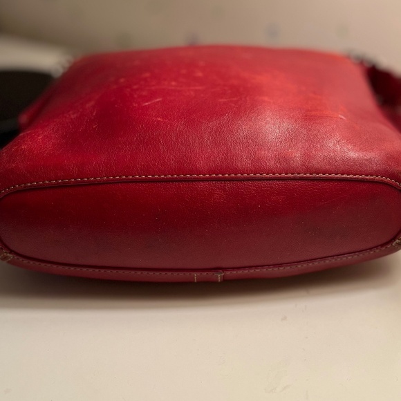 Coach 9326 Red Legacy Slim Duffle Crossbody Bag - Picture 8 of 12